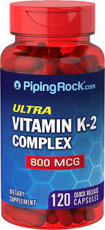 Vitamin k1 is considered the plant form of the vitamin, and is typically more affordable. Vitamin K2 Complex 800 Mcg Supplement 120 Capsules Pipingrock Health Products