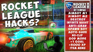 Are There Hacks On Rocket League Rocket League Hackers Using Aimbot With Rocket League Mod Menu Youtube