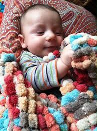 PomPom Cuddle Blanket pattern by Lindsay Oliver