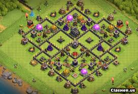 Th 9 war anti bintang 2 gowive dan gowiho. Town Hall 9 Th9 War Trophy Base 679 With Link 3 2021 War Base Clash Of Clans Clasher Us