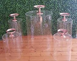 Circle Square Pillars Metal Cylinders Wedding Party Backdrop Etsy In 2020 Acrylic Cake Stands Birthday Balloon Decorations Spongebob Birthday Party