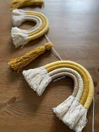 Maybe you would like to learn more about one of these? Macrame Rainbow Garland Rope Rainbow Playroom Garland Etsy Rainbow Garland Rainbow Diy Rope Crafts