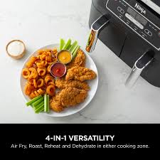 Ninja Foodi 4 In 1 8 Qt 2 Basket Air Fryer With Dualzone Technology Walmart Com Walmart Com