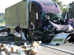 One man killed in crash involving semis