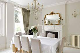 White Dining Room Dining Room Makeover Chic Dining Room Dining Area Decor