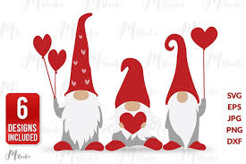 Free svg cut files, free svg files for cricut explore, silhouette. Valentine Gnomes Svg In 2020 Valentine Svg Files Valentines Svg Design Bundles