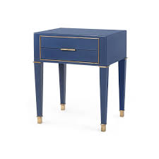 Hunter 2 Drawer Side Table Blue Side Table Side Table White Side Tables