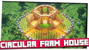 More images for minecraft circle base ideas » Minecraft Circular Farm House Minecraft Timelapse Base Inspiration Ideas Farm House Ideas Youtube