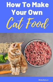 How To Make Your Own Cat Food For A Healthy Kitty Natural Cat Food Cat Food Homemade Cat Food
