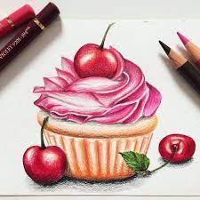 Today we will show you how to draw an apple and colorize it with realistic shadows and highlights. Introduction To Pencil Drawing Supplies Techniques Drawing On Demand Pencil Portrait Color Pencil Drawing Cupcake Drawing