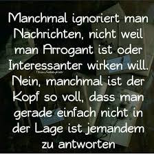 Manchmal Ignoriert Man Nachrichten Nicht Weisheiten Spruche Spruche Zitate