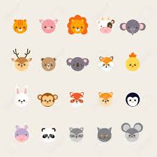 Make it up, you're the cartoonist, you make the rules. Set Of Animals Cartoon Vector Illustration A Collection Of Small Royalty Free Cliparts Vectors And Stock Illustration Image 70452964