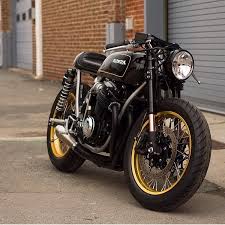 Black And Gold Motorcycle Paint Jobs Cogito Ergo Sum Cafe Racer Honda Cb750 Cafe Racer Cafe Racer Bikes