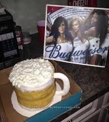 Extra Large Beer Mug Cake Beer Mug Cake Cake Cool Birthday Cakes