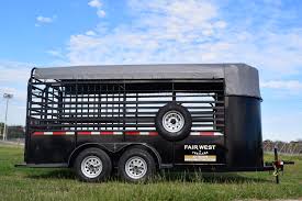 Horse owners nationwide have come to know and trust the tenderfoot name for. Bumper Pull Livestock Trailers Fair West Trailers