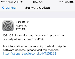 Ios 10 3 3 Update Now Available For Download And Installation Ios 10 Apple Ios Ios Update