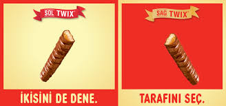 TWIX Türkiye - Çikolatadan vazgeçemiyorum diyorsan sol Twix®,  vazgeçemiyorum çikolatadan diyorsan sağ Twix®! | Facebook