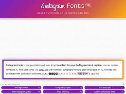 10 Of The Best Free Instagram Font Generators Customize Your Brand Hipfonts But special fonts and symbols on instagram are fairly popular so i figured i'd make a translator just for instagram fonts.