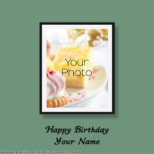 Ever wished how you can turn a simple photo into a more exclusive one? Happy Birthday Photo Frame With Name