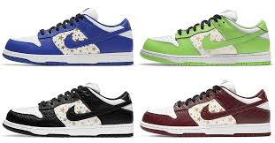 I review the nike sb dunk low x supreme collaboration for 2019 in the black and silver colorway.buying nike sb x supreme dunk low 2019 review youtube worth. Official Look At The Upcoming Supreme X Nike Sb Dunk Lows