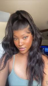 Hair in seconds .🖤, ., ., ., ., ., ., #fyp #viral #hair #wiginfluencer  #explore #amazonwig