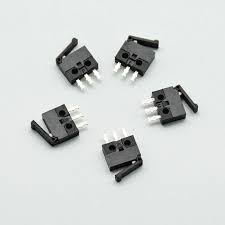 5pcs/lot black small/micro switch camera switch reset detection stroke  limit miniature 3 foot straight foot handle mini|Switches| - AliExpress