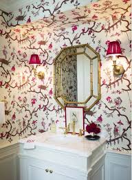 And the large piece of chinoiserie art, which is in perfect balance with the tub, brings it all together. Ashley Whitaker Designs Powder Room Decor Ashley Whittaker Design Powder Room Design