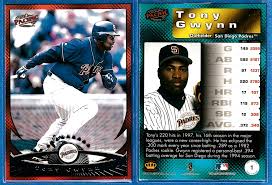 1994 r&n china topps porcelain tomorrow's hall of famers #482 tony gwynn. Tony Gwynn 1998 Pacific National Convention Promo Card Padres