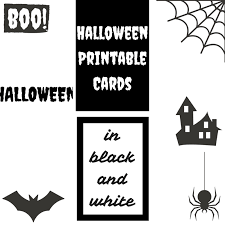Each year i love putting together a free halloween printable. Keeping It Real Halloween Printable Cards In Black And White