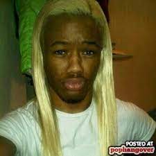 Yellow Ghetto Red Hot Bad Hair Men Blonde Hair