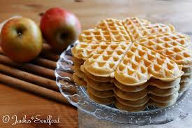 Vollkornwaffeln Mit Apfel Vollkornwaffeln Waffeln Backen Waffeln