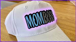 How To Print Hats With Heat Press Htv On Hats Vinyl Hat Printing Youtube Htv Hat Print Hats