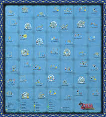 The Wind Waker Full Sea Chart Very Large Scale By Zantaff