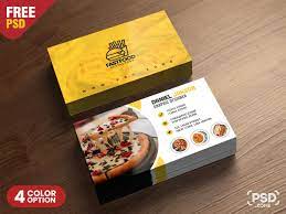 Free for commercial use high quality images Psd Fast Food Restaurant Business Card Design Food Business Card Restaurant Business Cards Restaurant Card Design