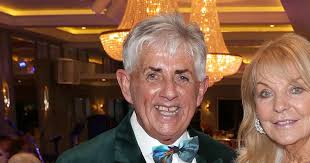 Jackie Lavin makes rare public appearance as she steps out for Noel  Cunningham's 70th birthday