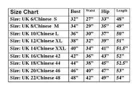 Dress Size Chart Uk To China Best Picture Of Chart Anyimage Org Dress Size Chart Women Dress Size Chart Size Chart