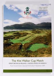 The 41st walker cup match was played on 8 and 9 september 2007 at the royal county down golf club in newcastle county down northern ireland team united sta. Walker Cup 2007 Official Golf Programme R A U S G A