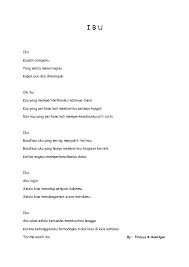 Muka surat tak lah tebal mana tapi bila baca kepuasan tu ada dalam novel ini. Doc Contoh Puisi Bertema Ibu Alifian Firdaus Academia Edu