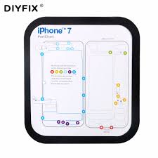 us 7 99 diyfix phone repair tools kit magnetic screw keeper memory chart mat for iphone 6 6s plus 7 7 plus teardown repair guide pad in hand tool