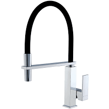 Robinet Cuisine Avec Douchette Chrome Et Noir Derrus Essebagno Robinet Design Douchette Robinet Cuisine Avec Douchette