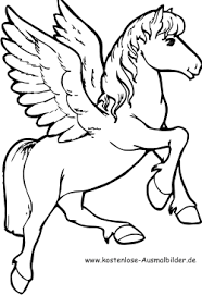 Kostenlose Ausmalbilder Ausmalbild Pegasus