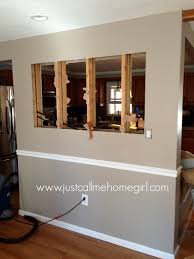 How to take a wall out between a den and a living room when it comes to reinventing your home, one of the simplest changes you can make is to cut out half of a wall and cap the exposed end. Creating A Pass Through Just Call Me Homegirl