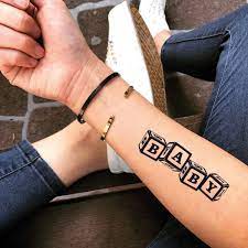 Maybe you would like to learn more about one of these? Baby Building Blocks Temporary Tattoo Sticker Ohmytat