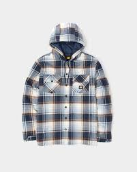Men's Hooded Flannel Shirt Jac | CAT® WORKWEAR – Caterpillar Workwear