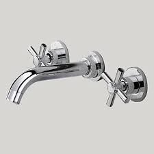 modern muurbevestigd wide spary with messing ventiel twee handgrepen drie gaten for chroom wastafelkranen wastafel kranen badkamer wastafel kranen wastafel