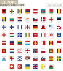 Other countries from letter «n». Square Flags Of Europe From Albania Stock Vector Colourbox
