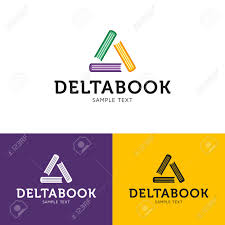 Book garden logo with book silhouette and room door icon creative vector symbol for education company brand. Delta Book Logo Design Template Vector Colorful Books In Triangle Royalty Free Cliparts Vectors And Stock Illustration Image 103479768