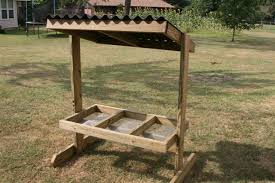 Trough Style Deer Feeder Georgia Outdoor News Forum Deer Feeders Deer Feeder Diy Homemade Deer Feeders