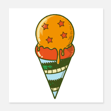 Check spelling or type a new query. Dragon Ball Ice Cream Posters Spreadshirt