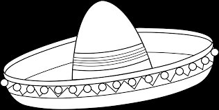 Have fun decorating the sombrero into a colorful festive hat. Mexican Hat Coloring Page Coloring Home